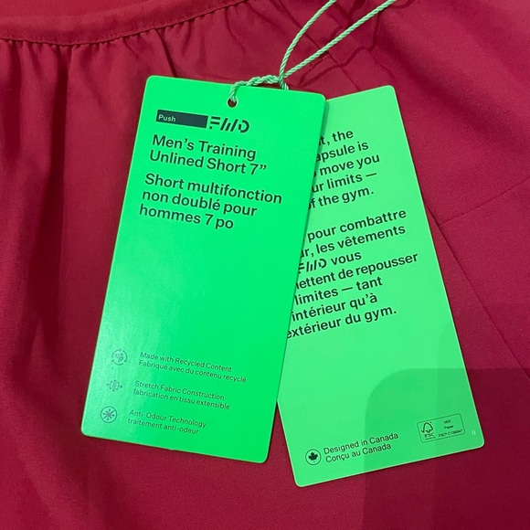 NWT Forward With Design Men’s Training Unlined Shorts 7 Inch - Picture 4 of 9